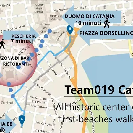 Team019 Vacation Susy Near Baroque Catanes Vulcano Etna Apartment *